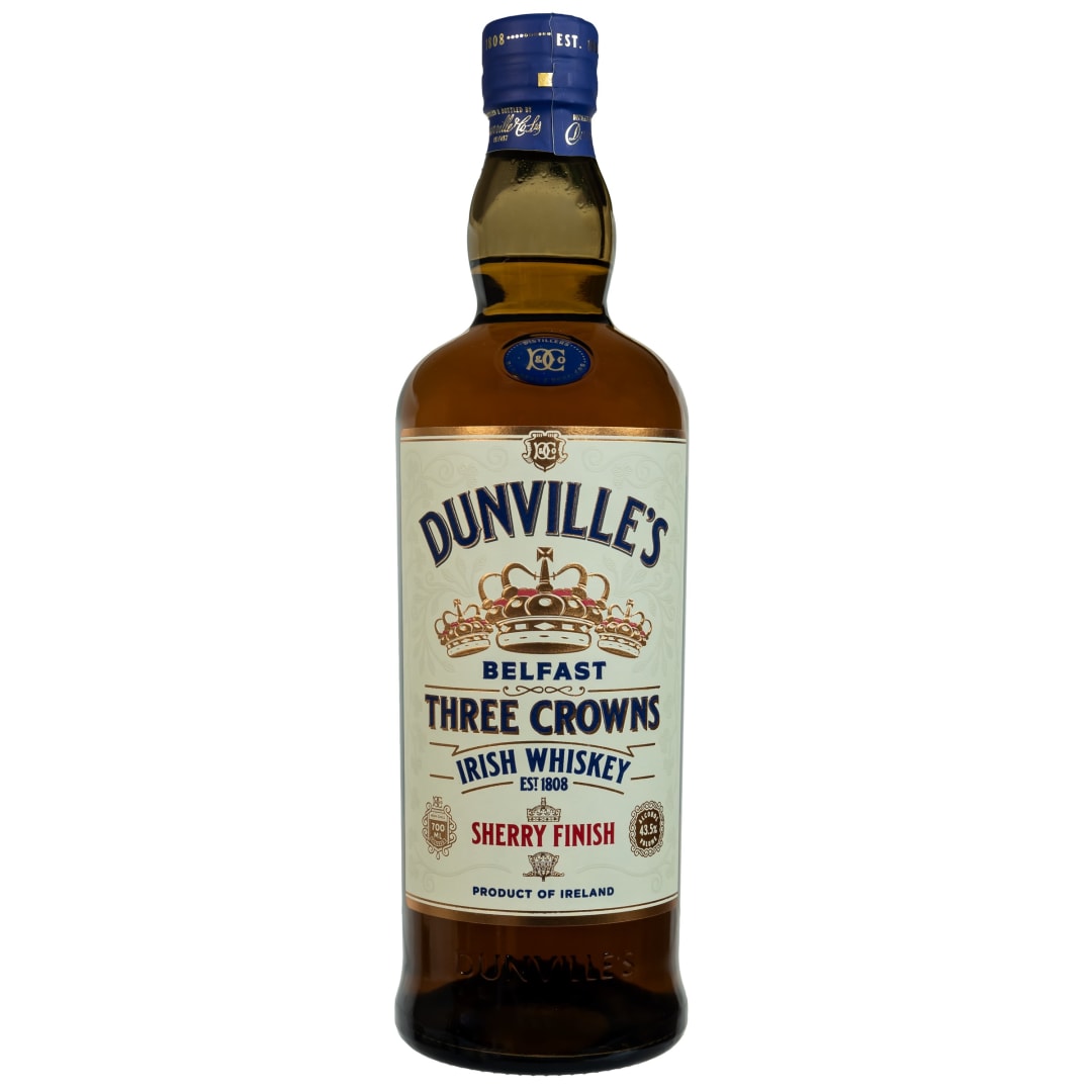 Dunvilles 3 Crown Blended Irish Whiskey 700ml 87 Proof