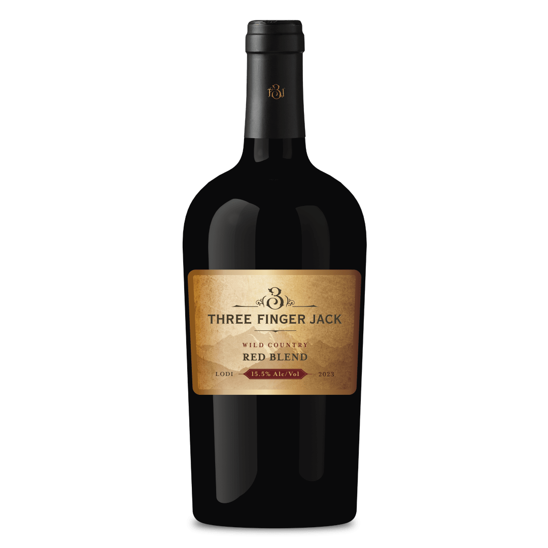 Three Finger Jack Wild Country Red Blend Wine, California, 750 mL, 15.5% ABV