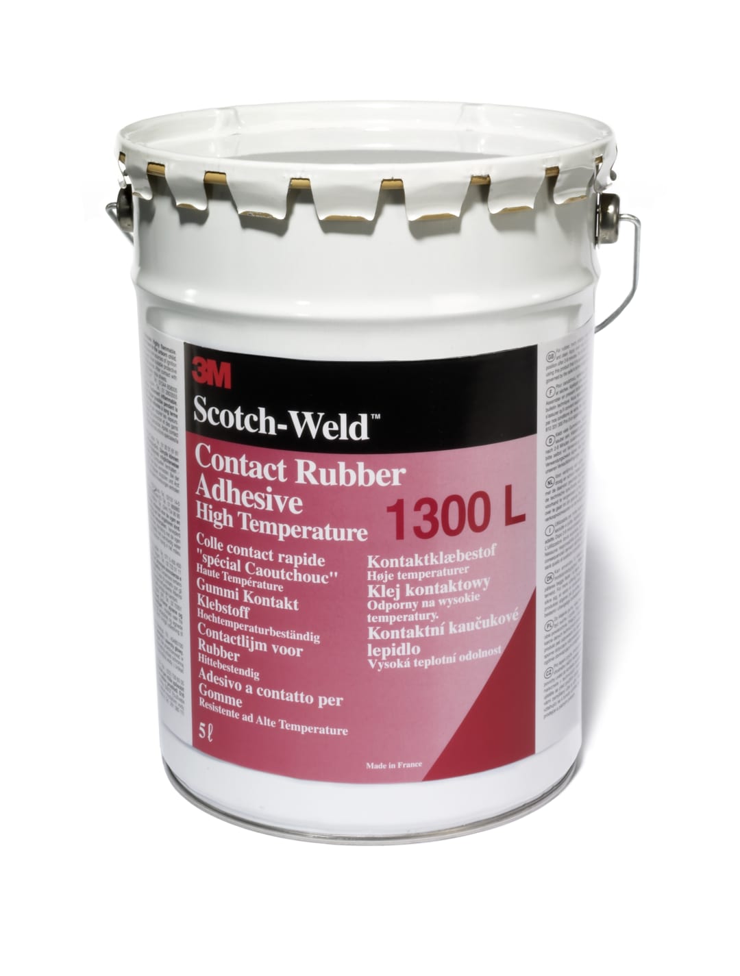 3M™ vysokovýkonné neoprénové lepidlo na gumu a tesnenia 1300L, 5 l