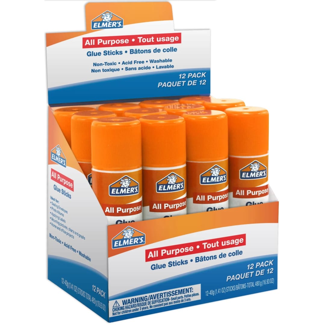 Elmer's All-Purpose Glue Stick, Acid-Free, Non-Toxic, 40 g