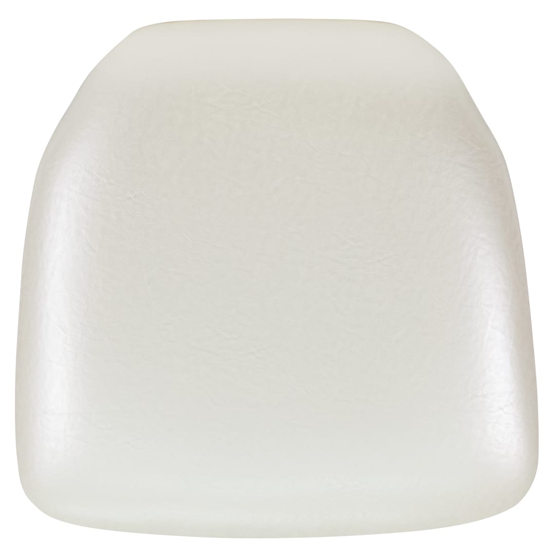 Louise Hard Ivory Vinyl Chiavari Chair Cushion