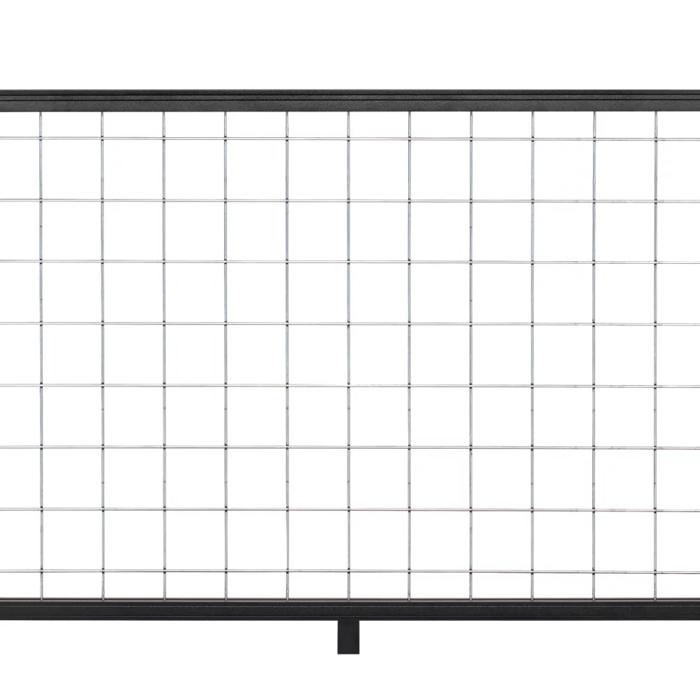 6-ft x 36-in Signature Mesh Railing Kit-Horizontal-Charcoal Black