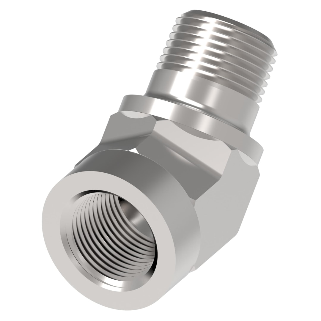 Aeroquip 3/8 FNPT X 3/8 NPT 45DEG