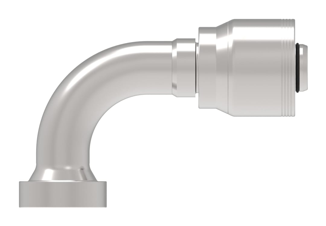 Aeroquip -20 Caterpillar Flange with 90 Degree Elbow for 1"DiameterHose