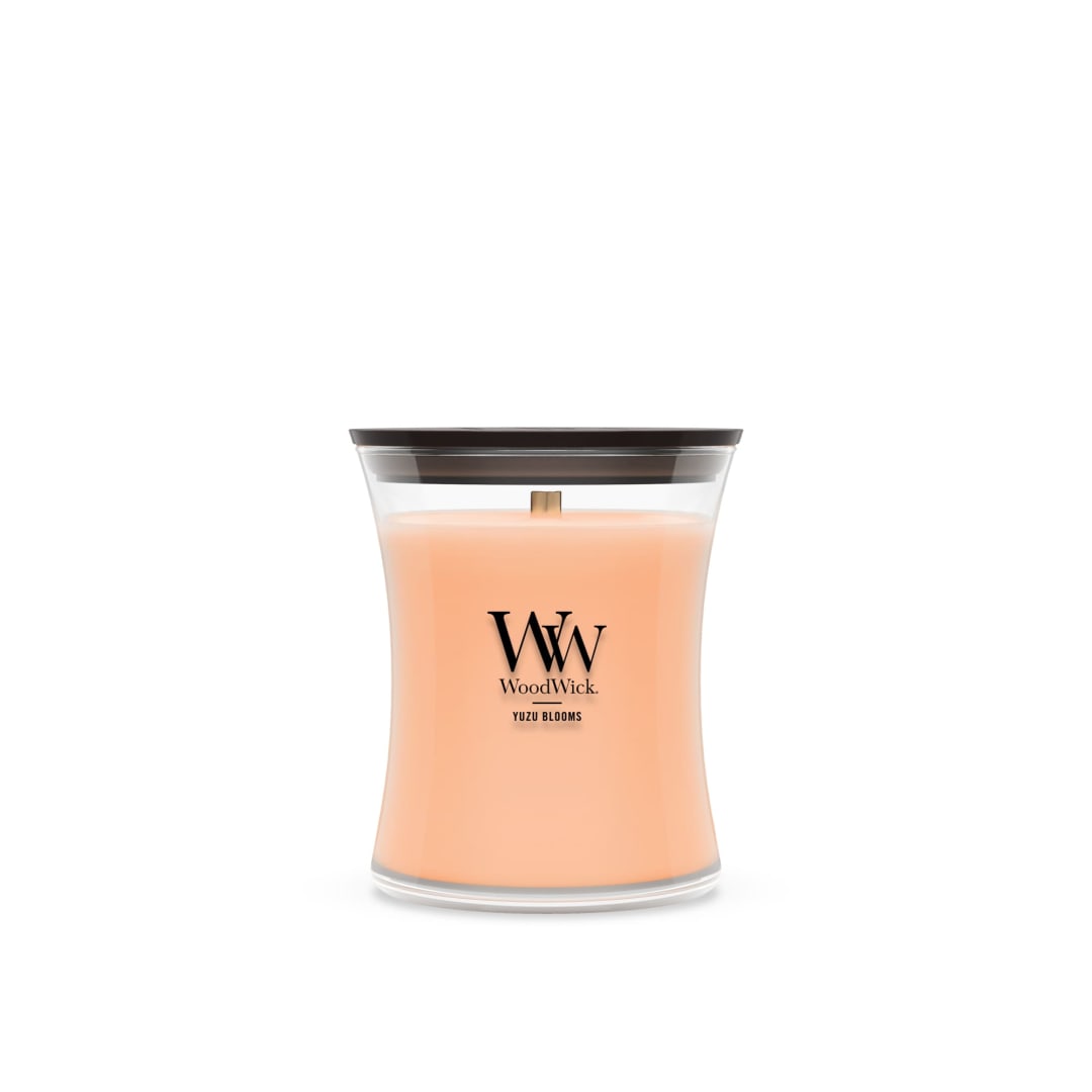 WoodWick Yuzu Blooms Medium Hourglass Candle