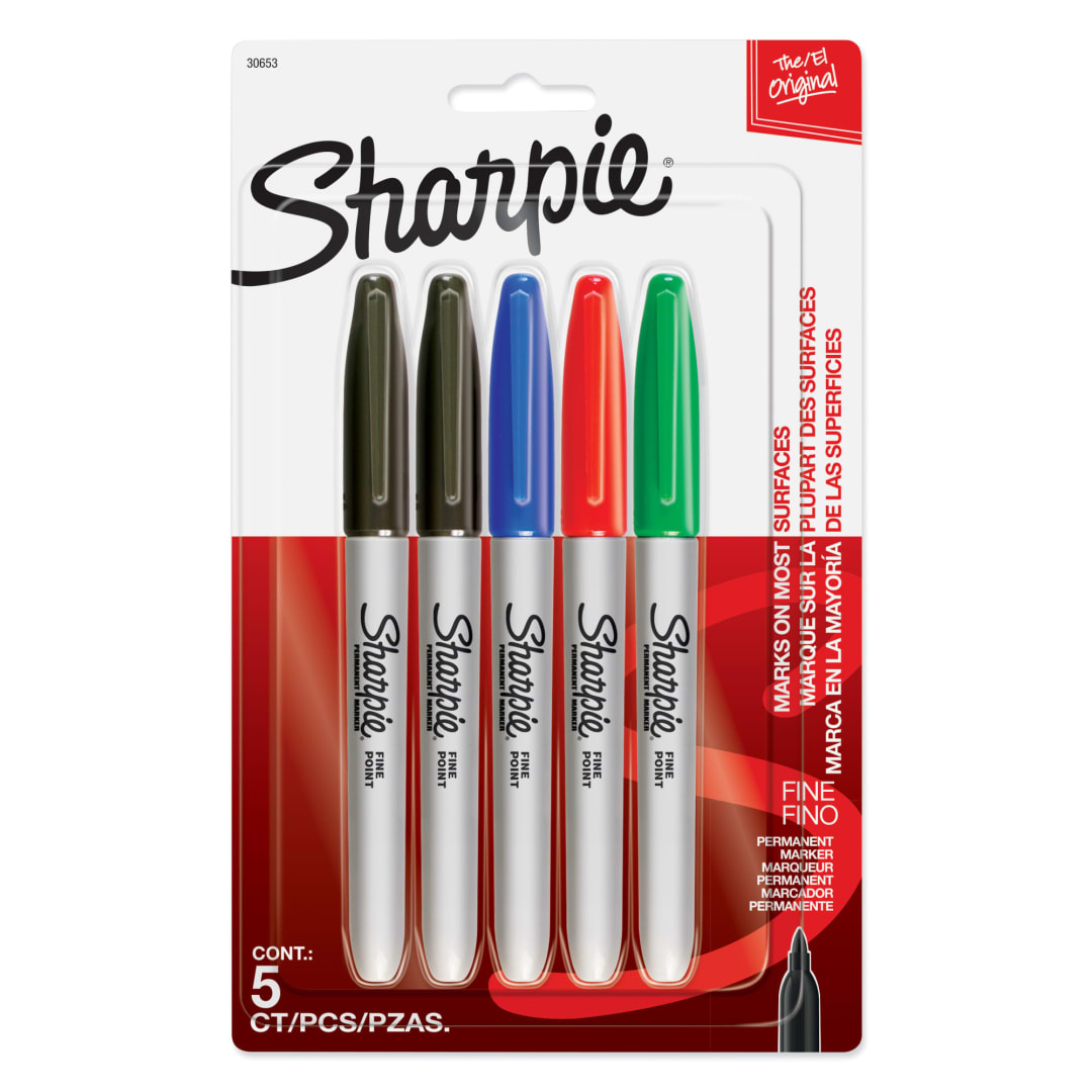 OFC PK SHARPIE AST 5 CARD REPACK