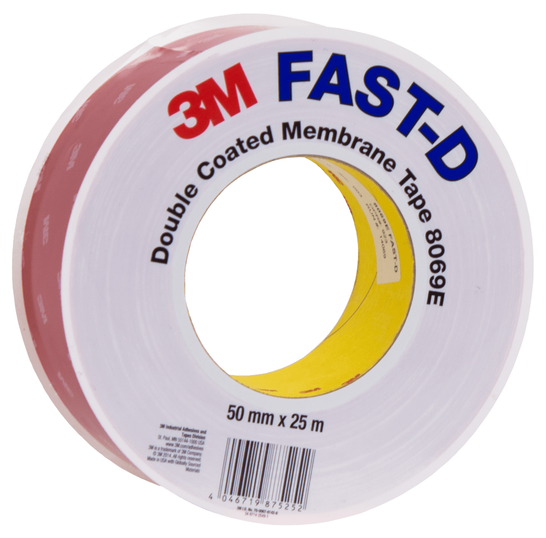 3M™ FAST-D Dichtband 8069E doppelseitig, 50 mm x 25 m, 0.41 mm