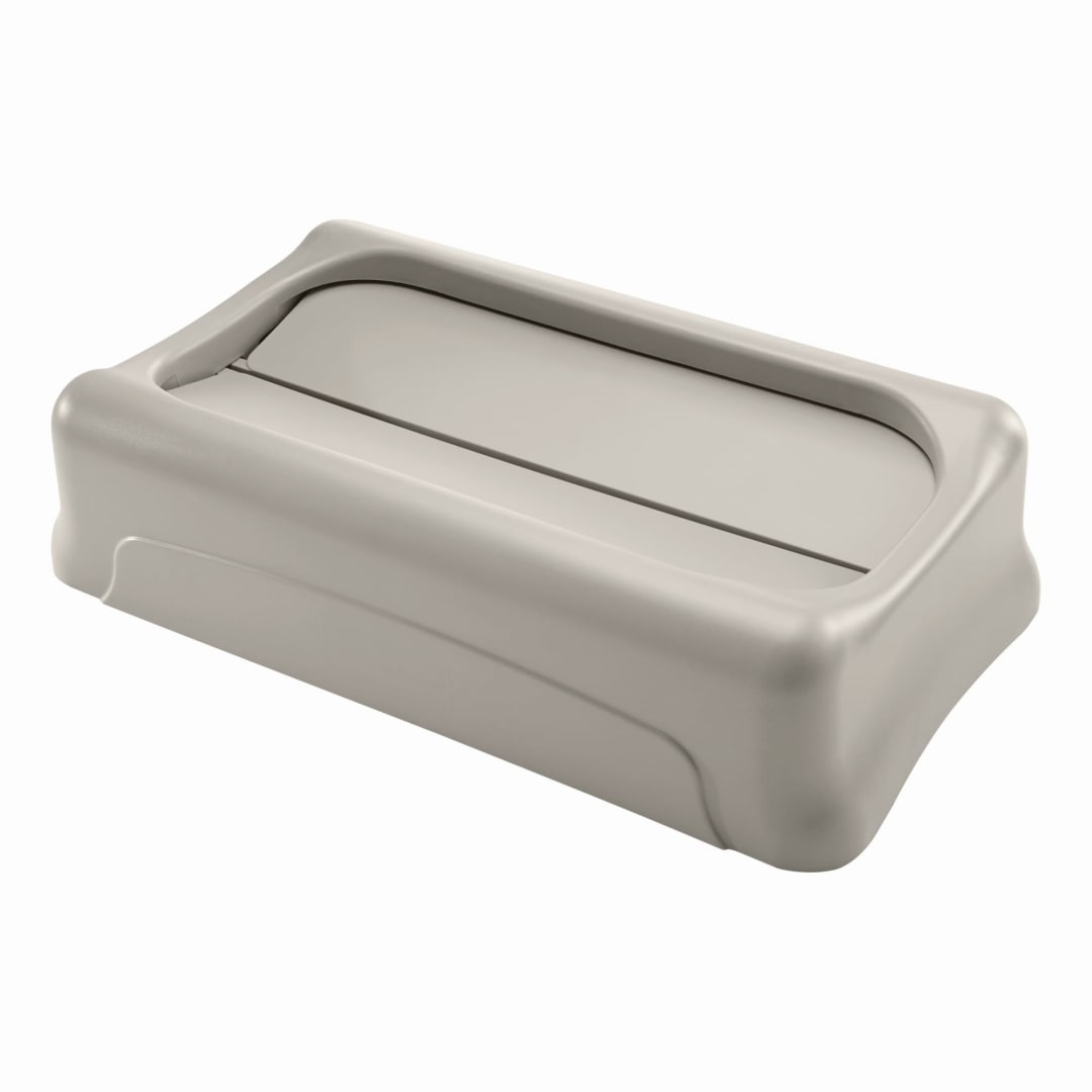 Rubbermaid Commercial Products SLIM JIM Swing Lid, Beige