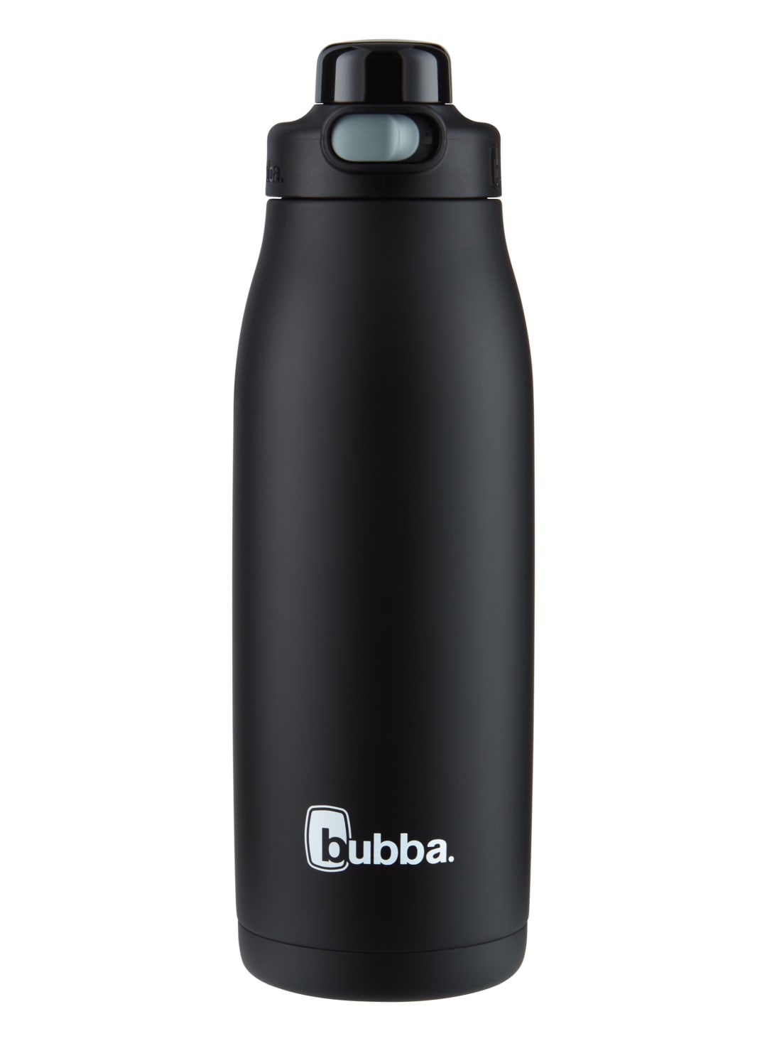 bubba® Radiant Stainless Steel Water Bottle with Push-Button Chug Lid 32oz., Licorice Rubberized