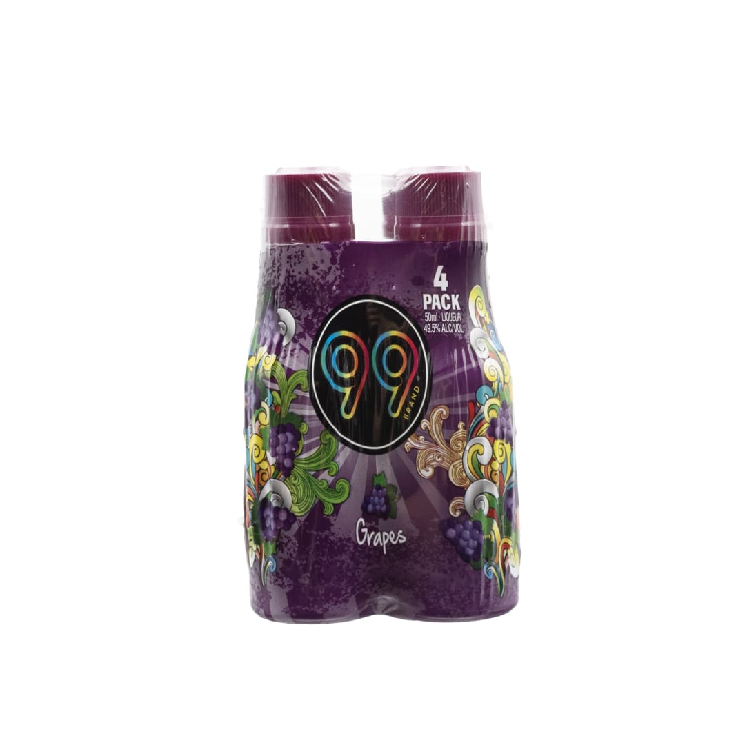 99 Schnapps Grapes Plastic 10/12PK 50ML