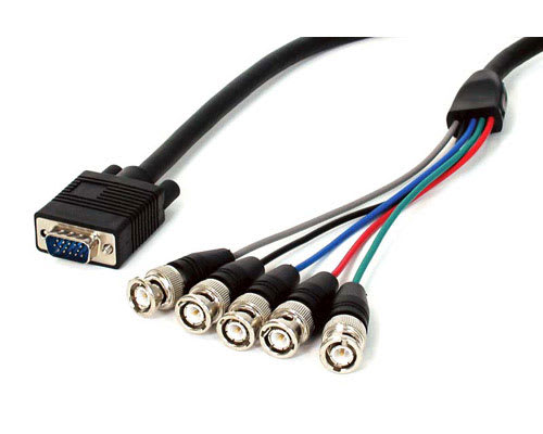 25 FT COAXIAL VGA CABLE HDDB15M TO 5COAX