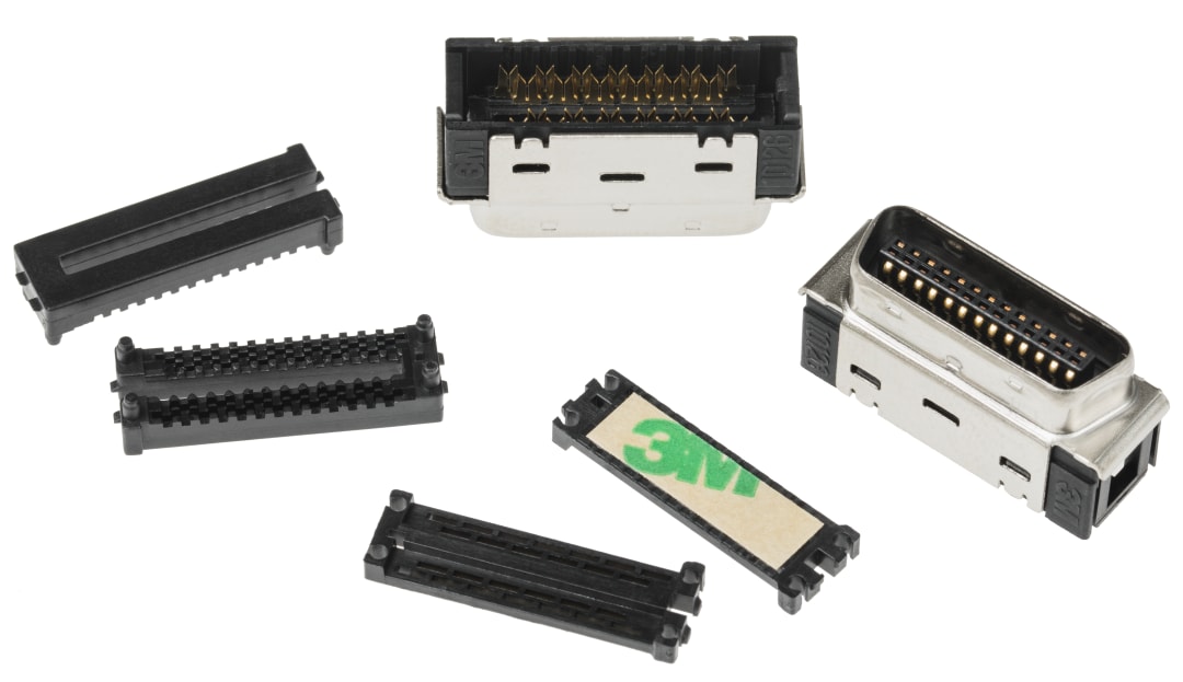 3M™ 10126-6000 EL, Stecker für die Kabelmontage MDR Stiftstecker, 26-pol, 101 Serie, 1,27 mm, 0,20 µm Au