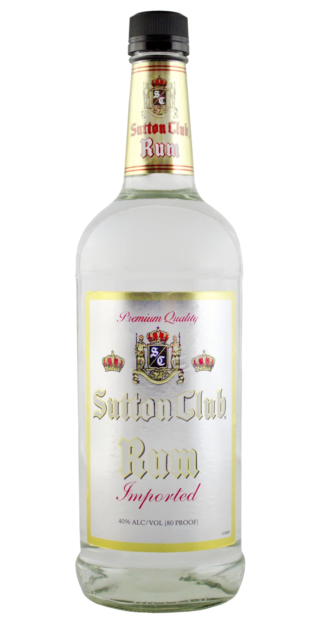 Sutton Club Light Rum 1l 80 Proof