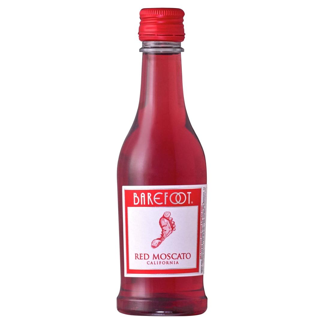 Barefoot Cellars Red Moscato Red Wine Single Serve 187ml