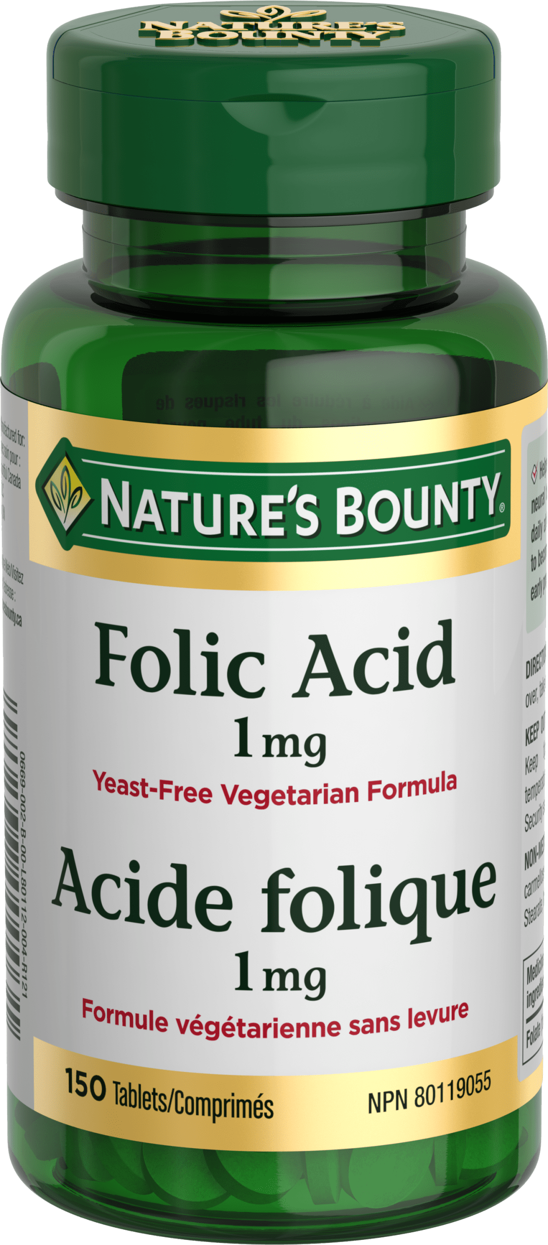NBTY Folic Acid 1mg 24x150TAB CA