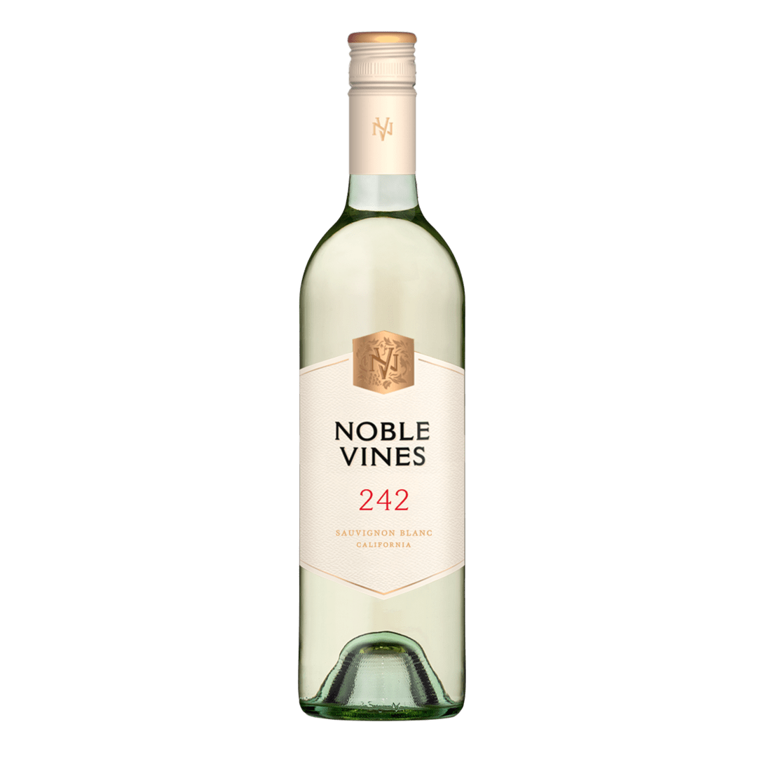 Noble Vines 242 Sauvignon Blanc White Wine, California, 750mL Glass Bottle, 14.5% ABV