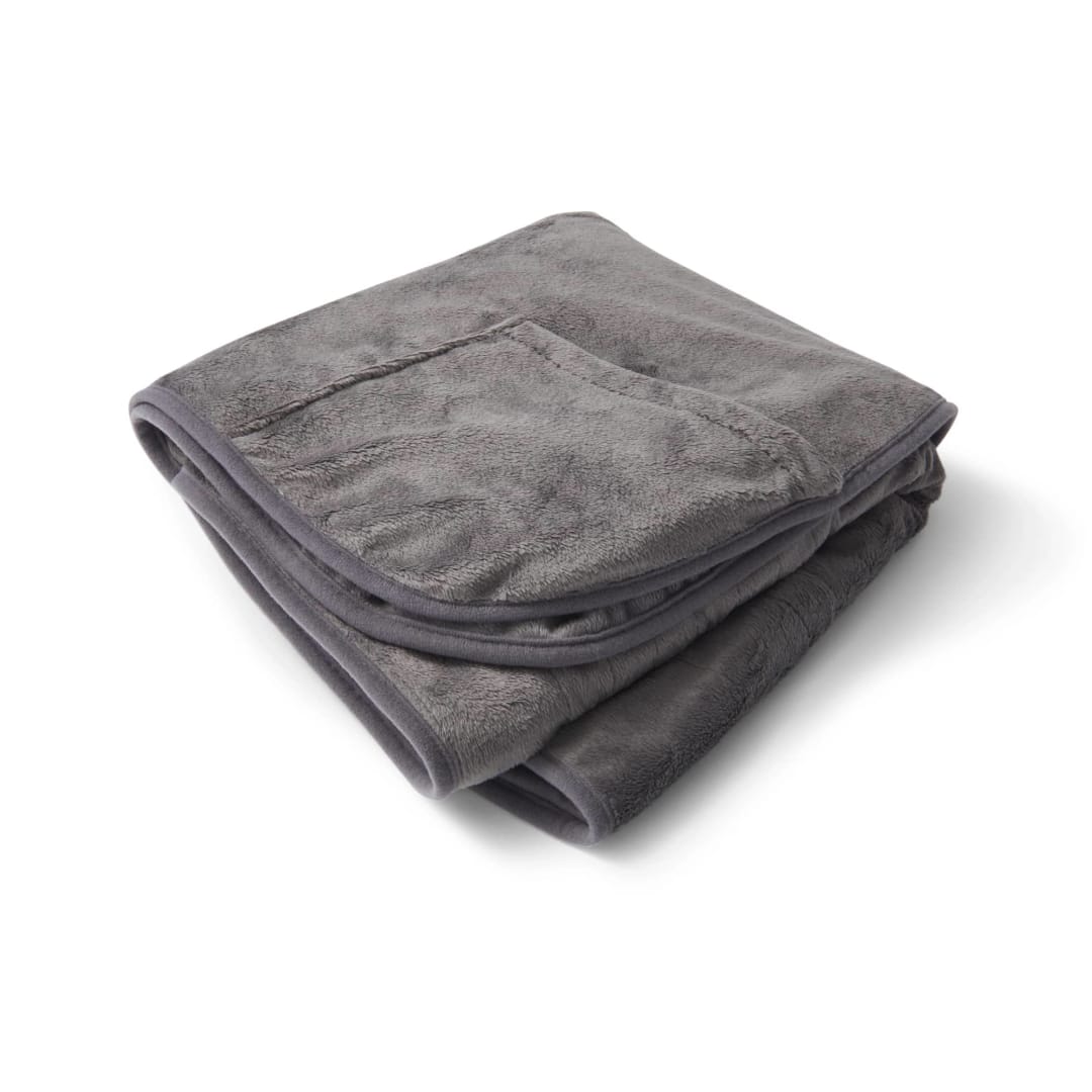 Sunbeam® Heated Shawl, Grey, Large