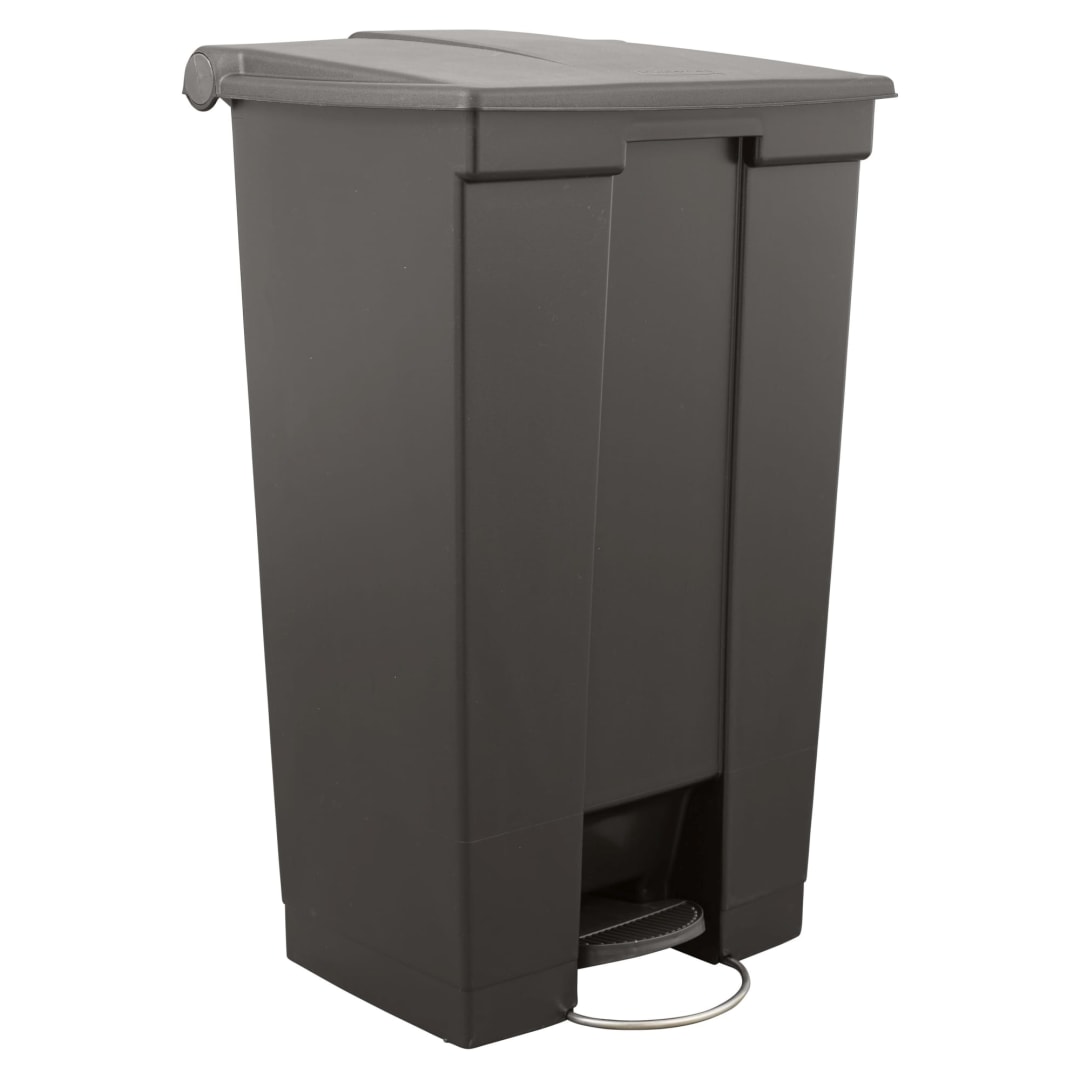 Step-On Container 23 Gal Black