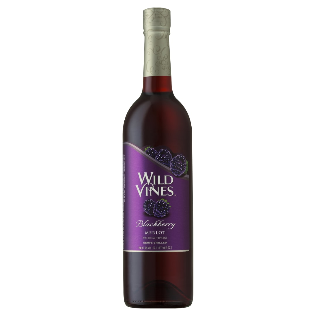 Wild Vines Blackberry Merlot Red Wine 750ml