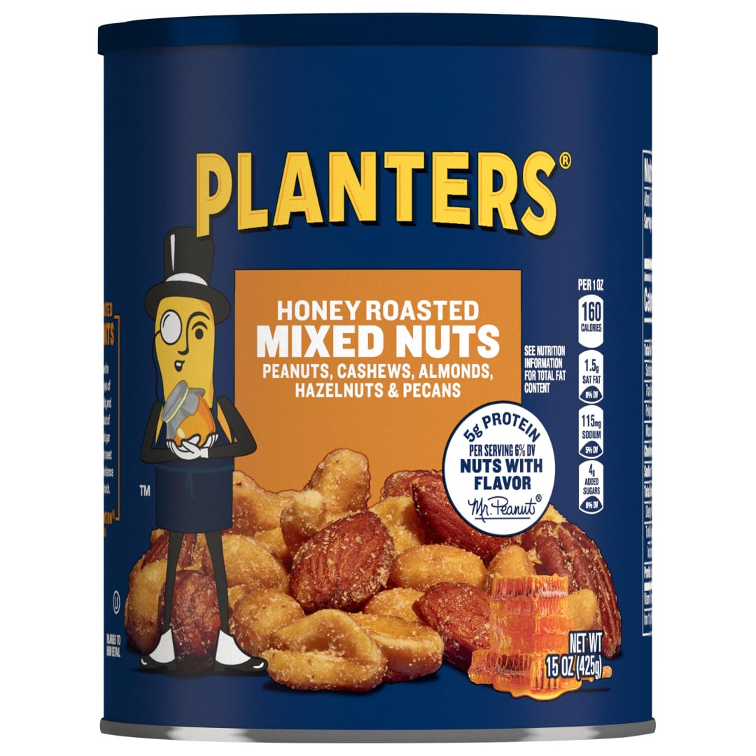 15z PLANTERS HONEY ROASTED MIXED NUTS