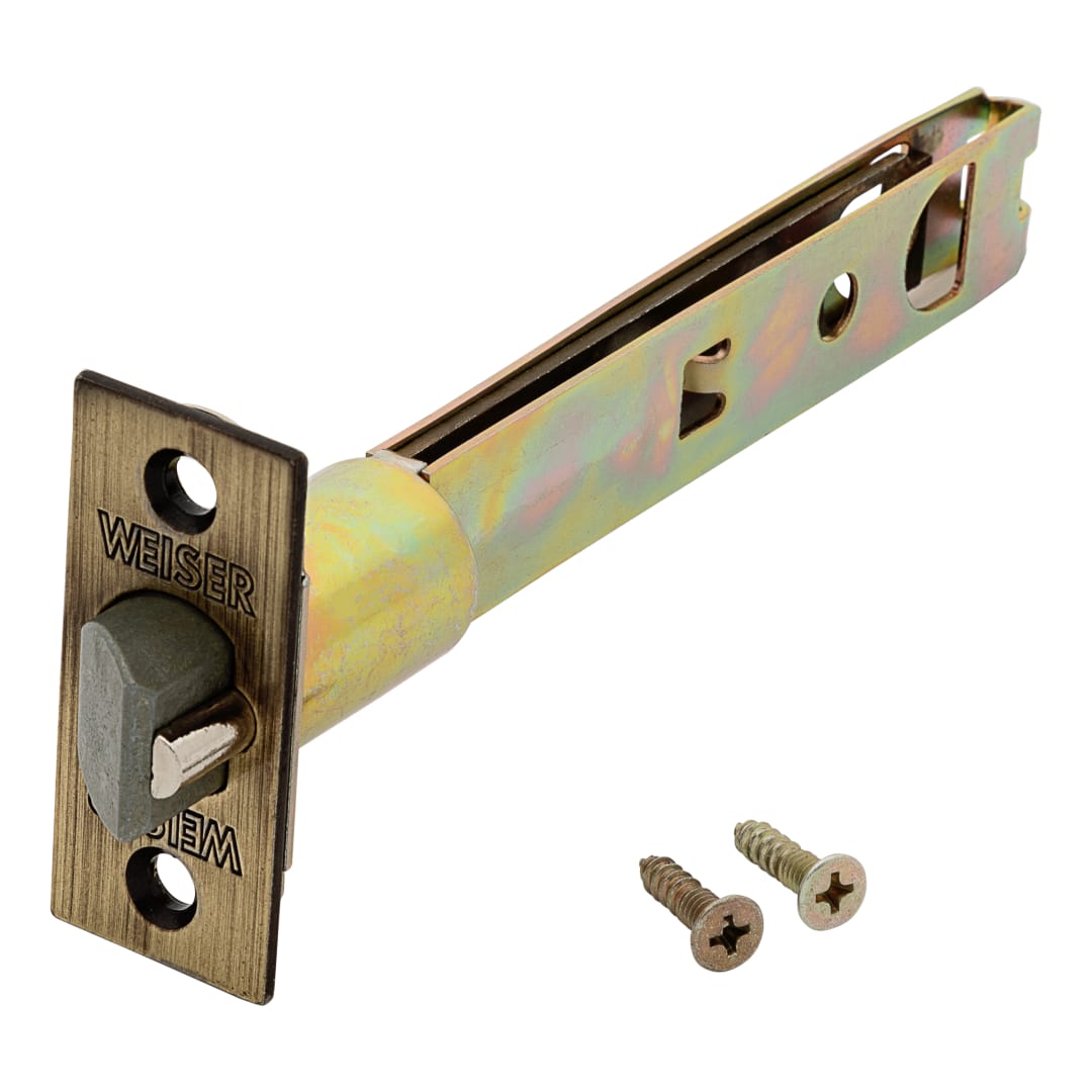 Square Corner 5" Deadbolt Latch for Antique Brass Finish