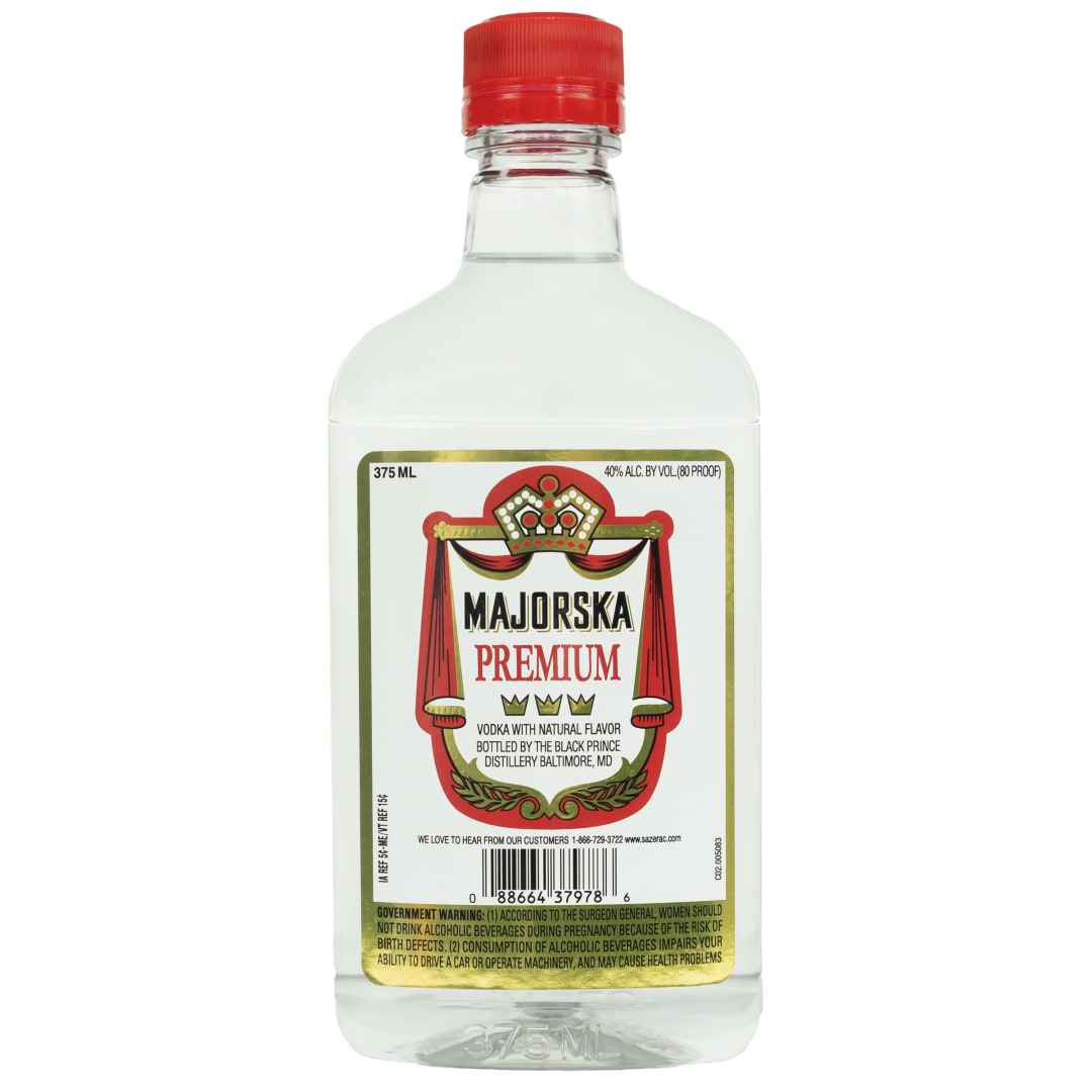 Majorska Four Times Distilled Vodka 375ml 80 Proof