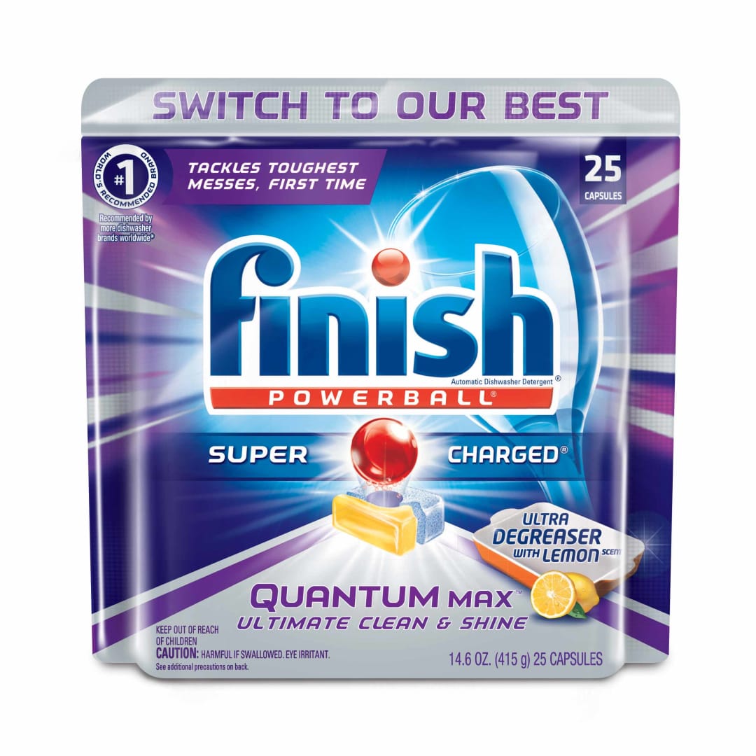 FINISH® QUANTUM MAX™ - Lemon Shine and Protect 8/25 ct.