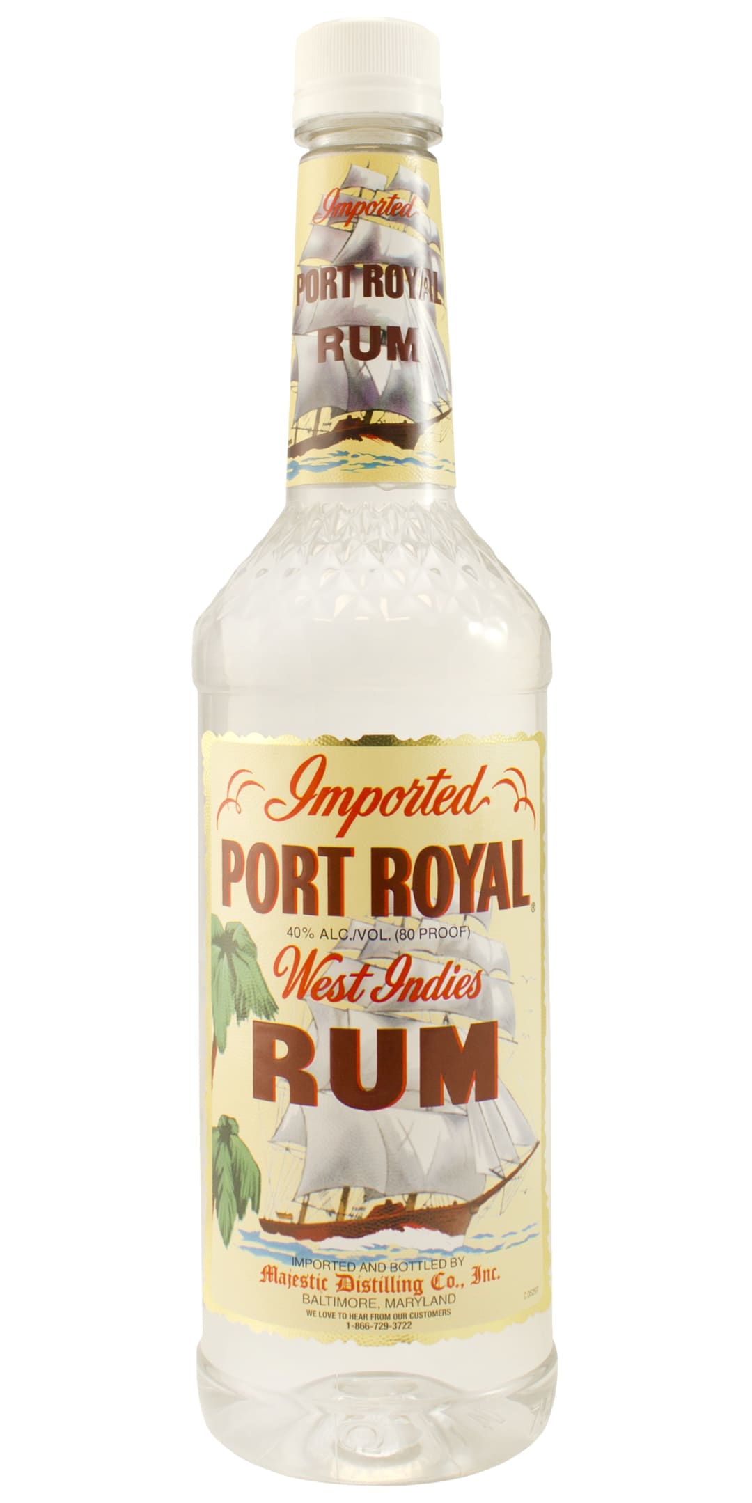 Port Royal West Indies Light Rum 750ml 80 Proof