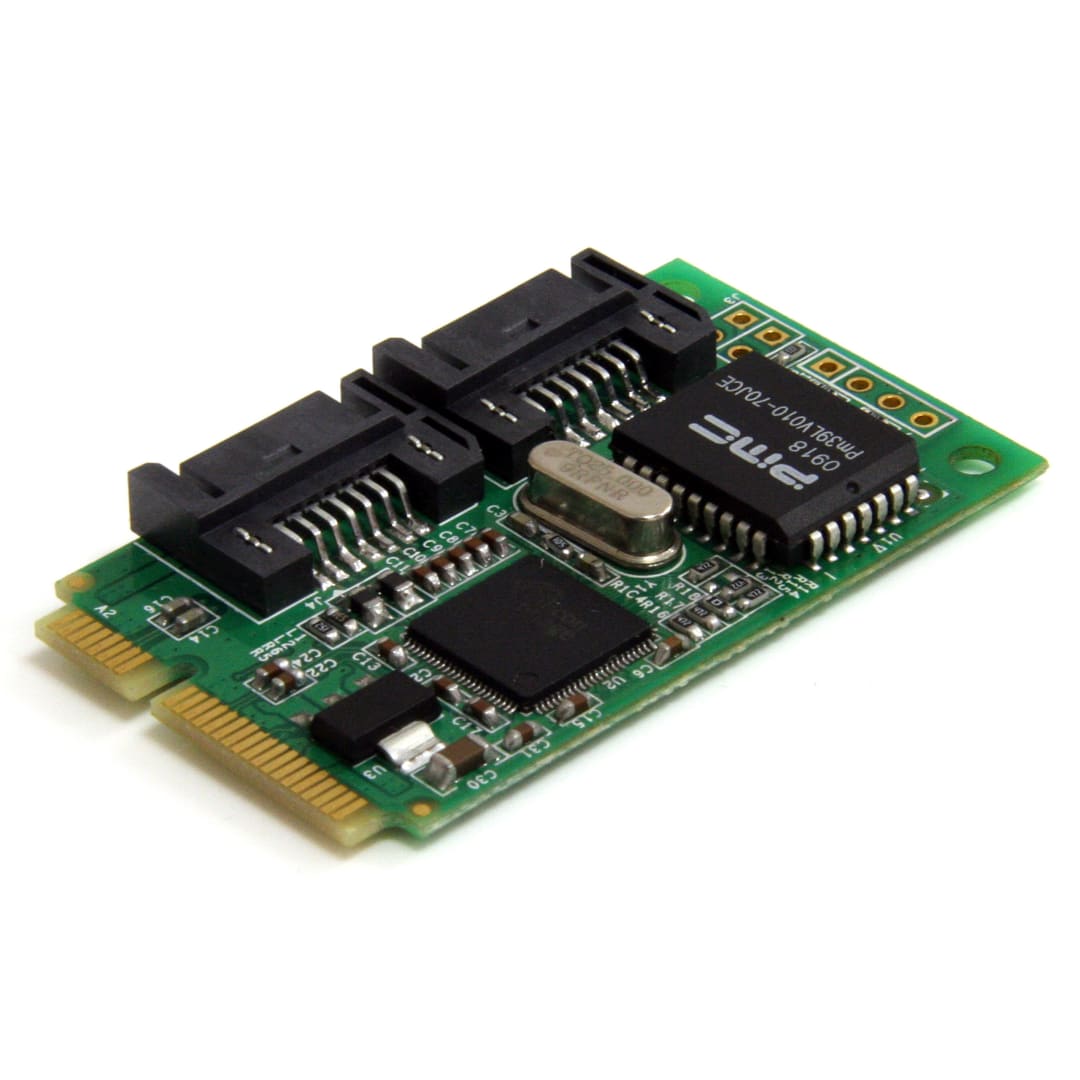 2 Port Mini PCIe Internal SATA II Controller Card