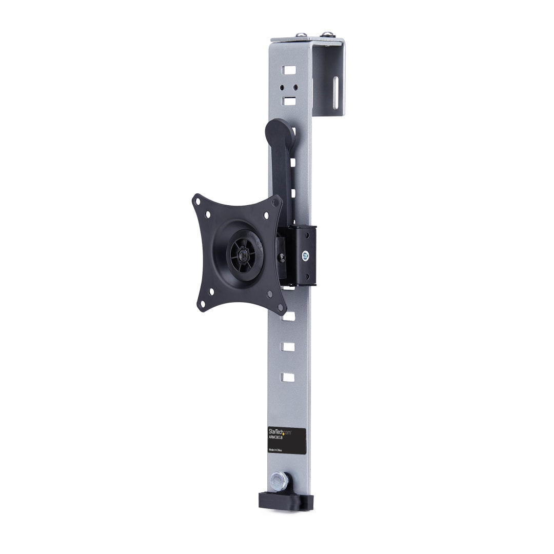 Cubicle Wall Monitor Mount-Silver