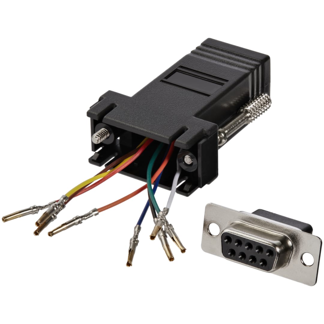 DB9 to RJ45 Modular Converter - F/F