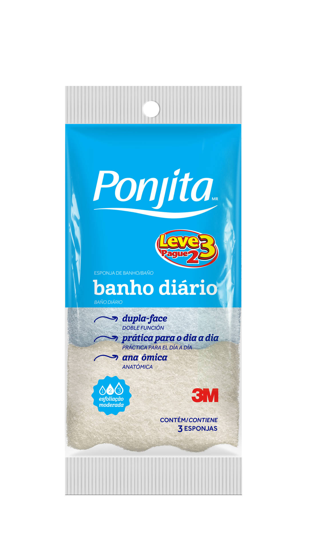 Esponja de Banho Diário Ponjita™