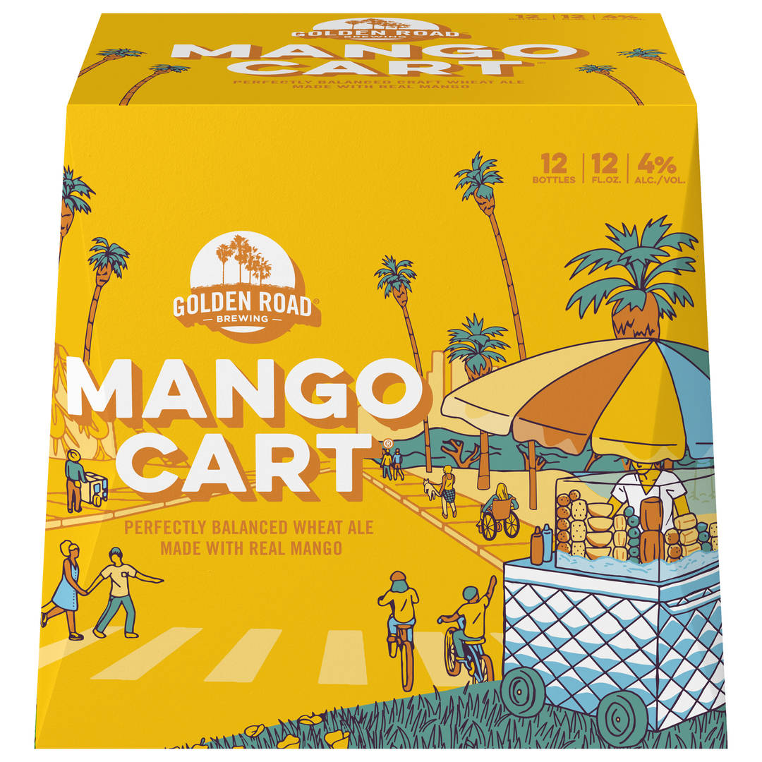 Golden Road Brewing Mango Cart Beer 12 - 12 fl oz Bottles