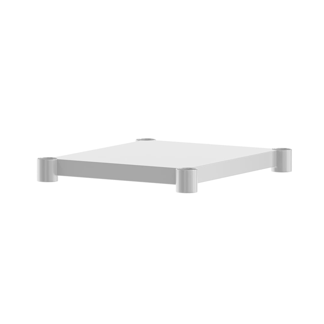 Woodford Galvanized Under Shelf for Prep and Work Tables - Adjustable Lower Shelf for 24" x 18" Stainless Steel Tables