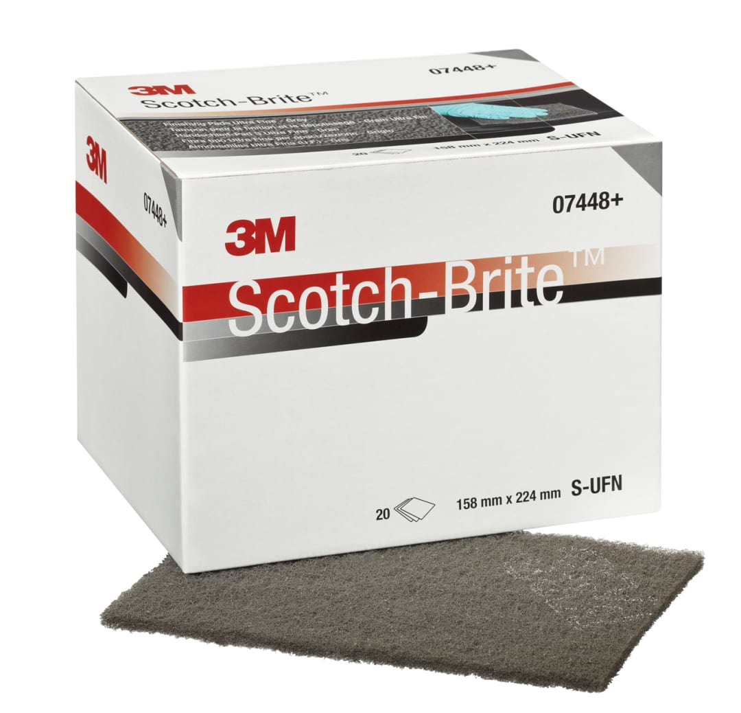 Scotch-Brite™ Brúsny hárok 7447+, 158 mm x 224 mm, AVF