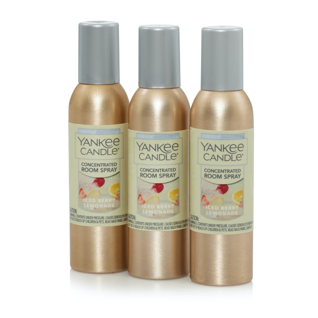 Yankee Candle® Iced Berry Lemonade Concentrated Room Spray 3-Pack