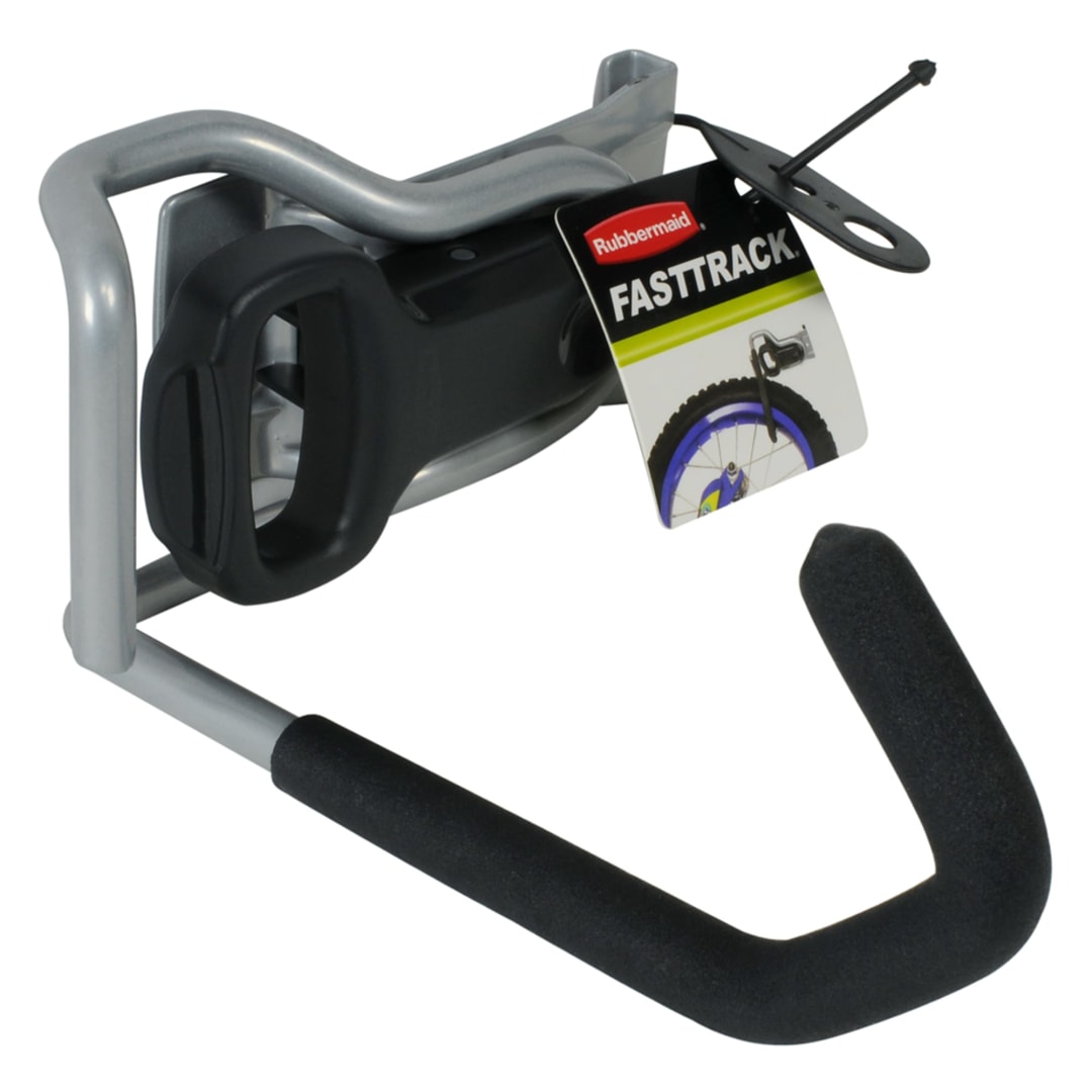 Rubbermaid FastTrack Vertical Bike Hook, Garage Organization, Wall Hangers