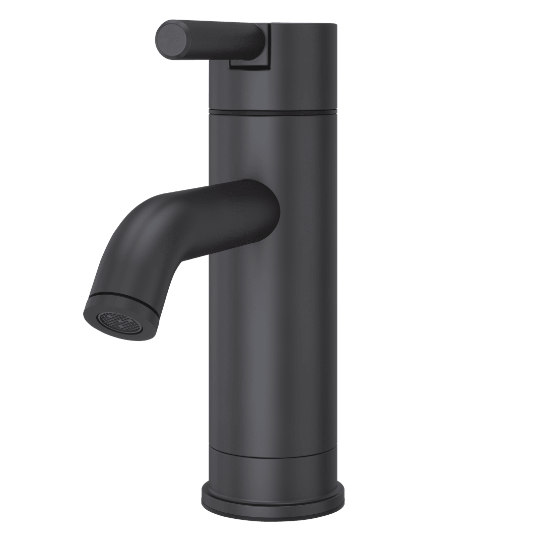 Contempra Single Control 4" Centerset Bathroom Faucet in Matte Black