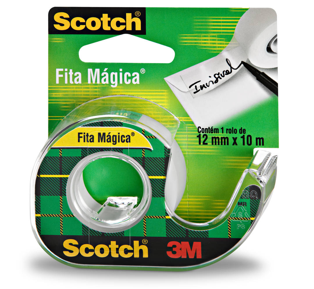 Fita Mágica Scotch® com Suporte, 12 mm x 10 m