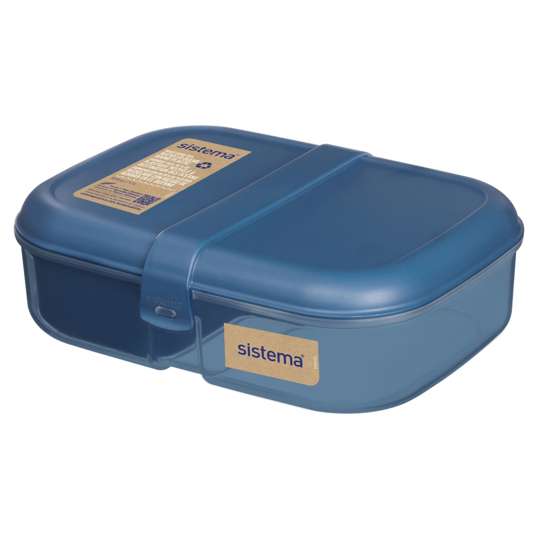 Sistema Ribbon Lunch To Go Food Storage Container, 4.6 cup/1.1 L Container