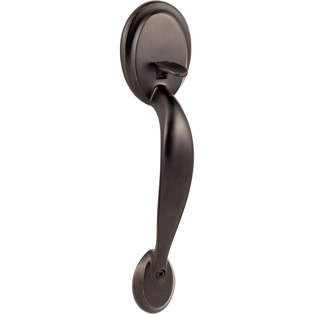Dakota Exterior Front Door Handle Grip Only in Venetian Bronze