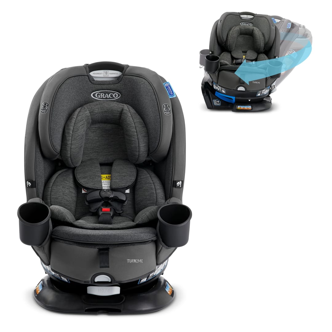 Graco® Autoasiento 3 en 1 Turn2Me™, Autoasiento que Gira para Colocar al Bebé, 3 Modos de Uso, Color Manchester, 2156214