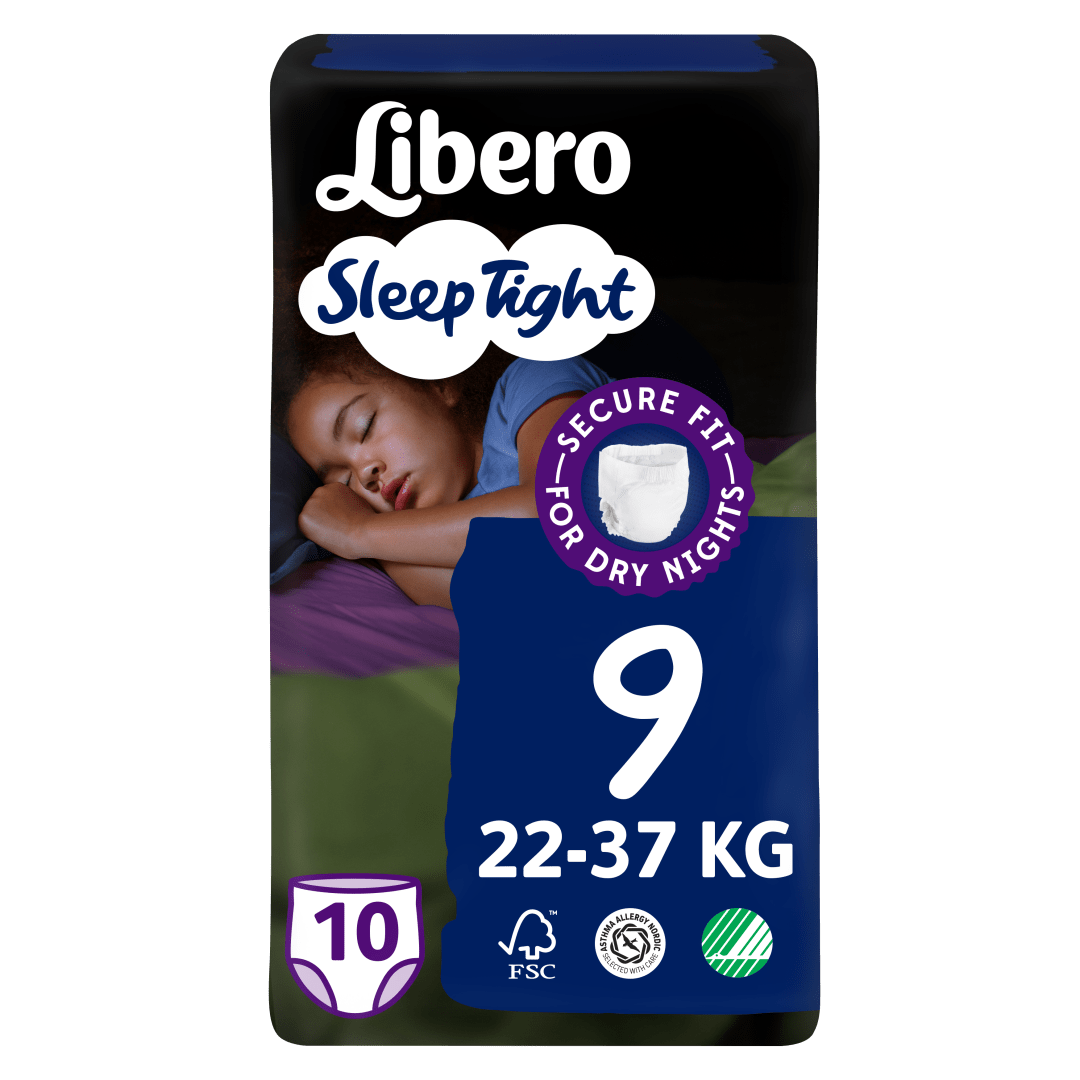 Diapers, Libero SleepTight Size 9, 10 pieces