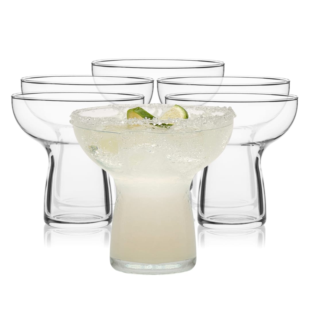 Libbey Stemless Margarita Glasses, 10.25-ounce, Set of 6