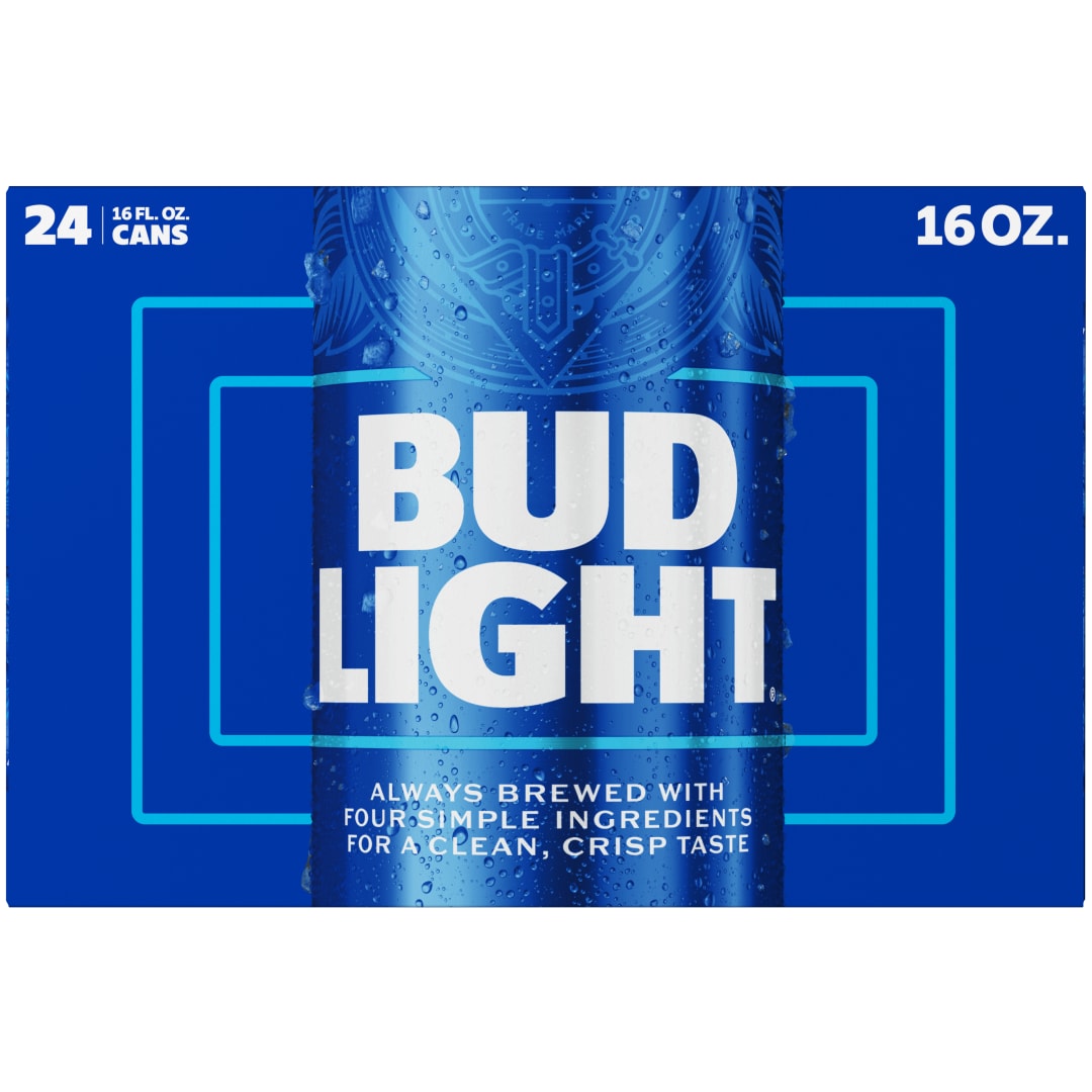 Bud Light American Lager Beer 24 Pack, 16 fl oz Cans