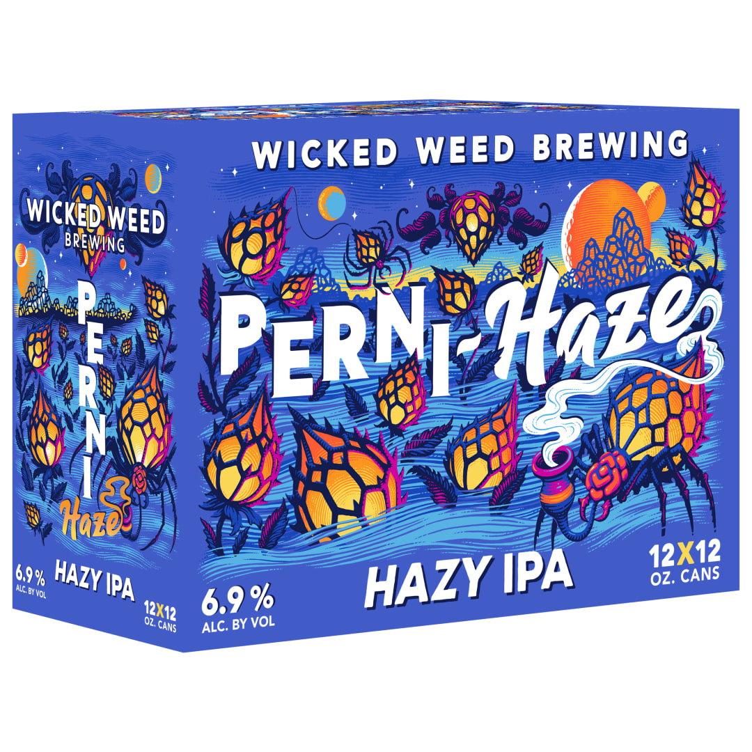 Wicked Weed Brewing Perni-Haze Hazy IPA, 12 pack 12 fl. oz. cans