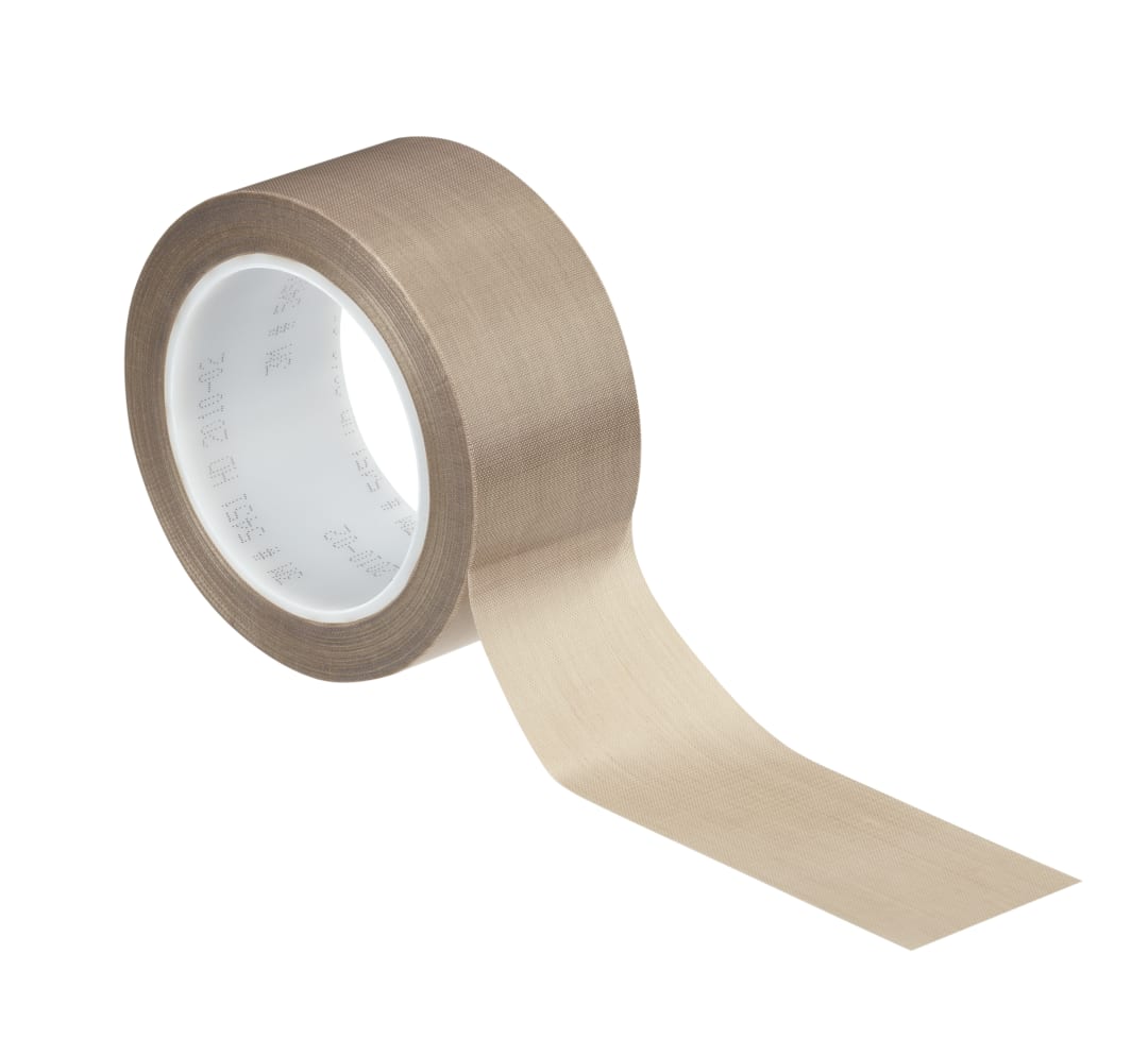 3M™ PTFE Glasgewebe-Klebeband 5451, Braun, 51 mm x 33 m, 0.14 mm