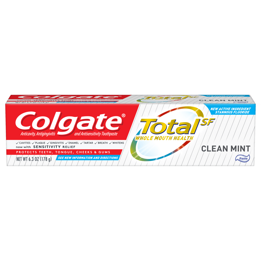 Colgate Total Toothpaste, Clean Mint, 6.3 oz