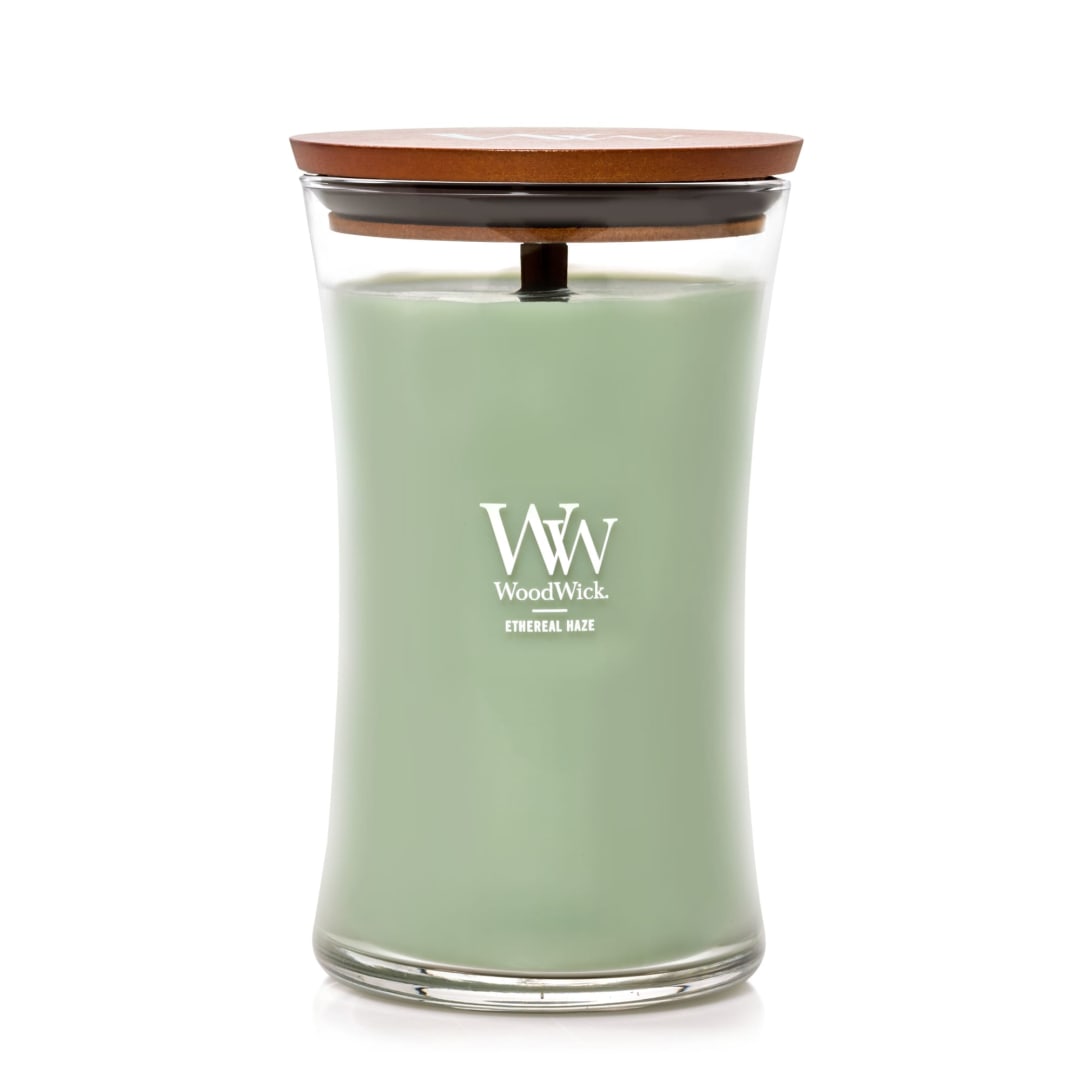 WoodWick Ethereal Haze, 21.5 oz Large Hourglass Candle