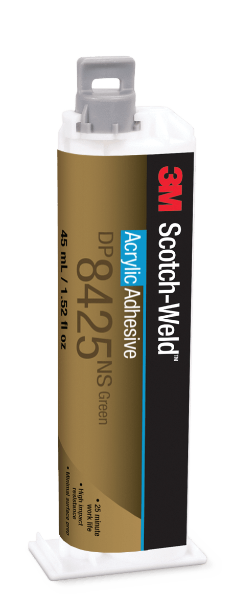 3M™ Scotch-Weld™ Akrilik Yapıştırıcı DP8425NS, Yeşil, 45 ml Duo-Pak